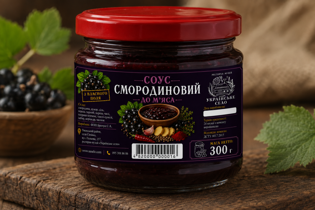 Соус смородиновий до м'яса